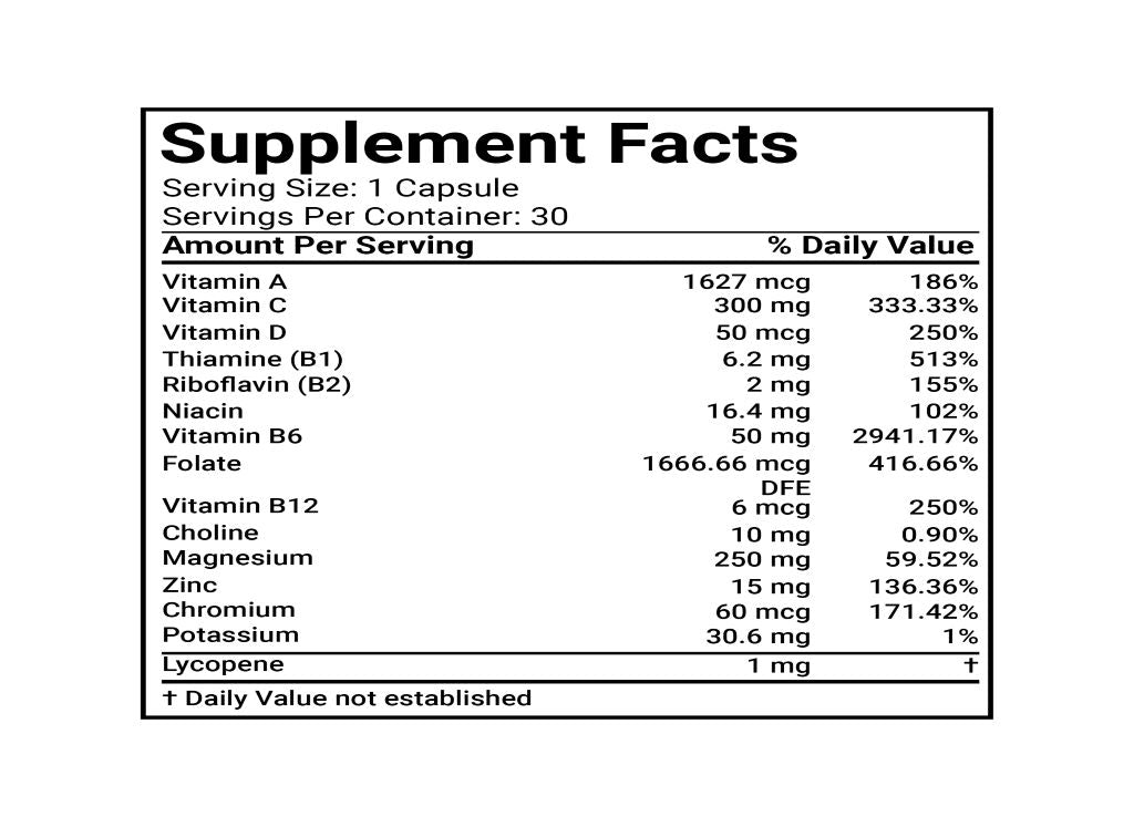 Vital Melamins™ Daily Dose Men's Formula